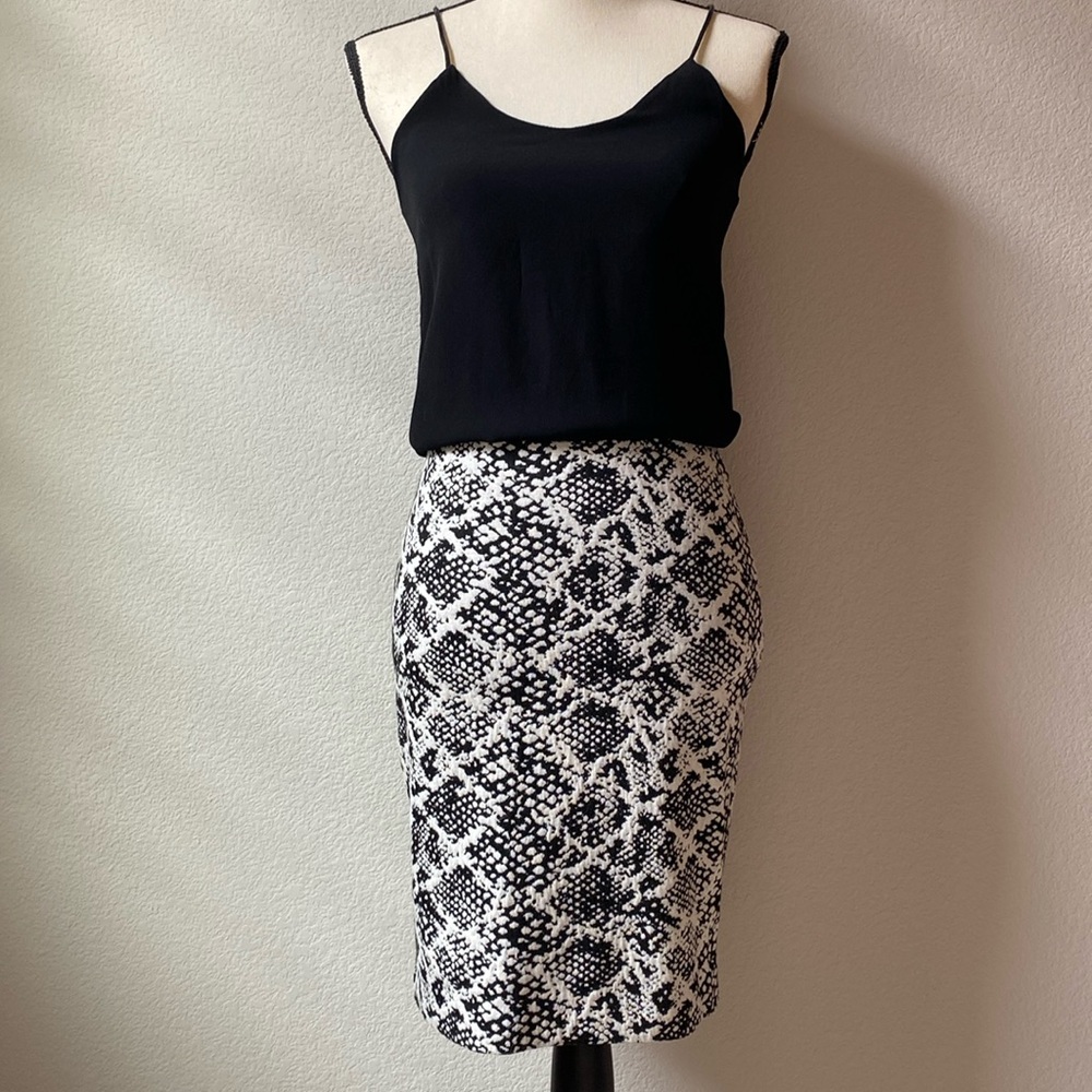 H&M Printed Pencil Skirt